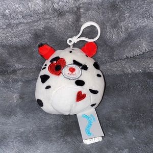 🧸Squishmallow “ Dustin” V-day Dog  3.5” BNWT